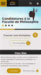 Mobile Screenshot of facdephilo.univ-lyon3.fr