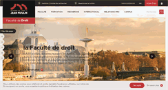 Desktop Screenshot of facdedroit.univ-lyon3.fr
